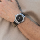 Relógio Couro - Classic Vintange (Preto)