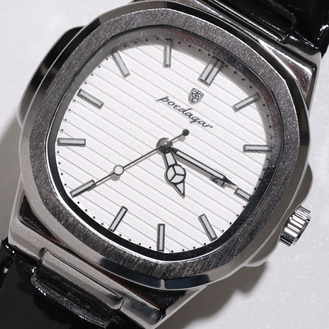 Relógio Couro - Classic Vintange (Branco)