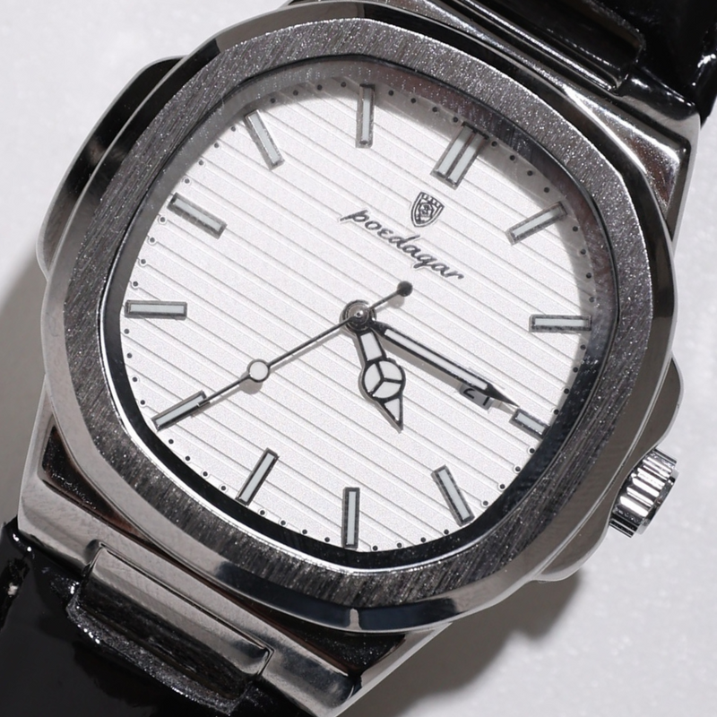 Relógio Couro - Classic Vintange (Branco)