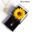 Kit Presente - Colar Girassol Radiante + Caixa Premium GRÁTIS
