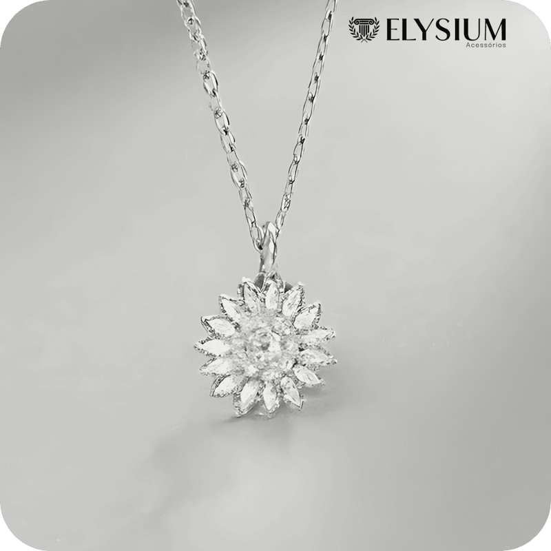 Kit Presente - Colar Girassol Radiante + Caixa Premium GRÁTIS