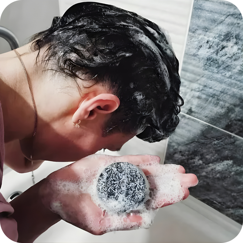 Pure Hair® - Shampoo Escurecedor de Cabelo e Barba Em Barra - QUEIMA DE ESTOQUE 🔥