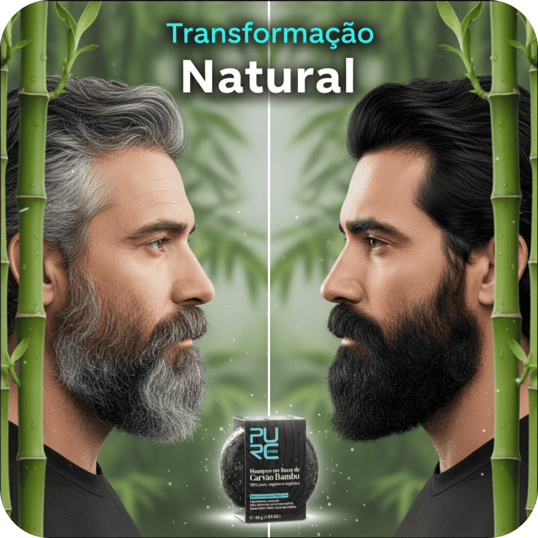 Pure Hair Shampoo Escurecedor® - Recupere Seu Cabelo de 20 Anos Atrás em MENOS DE 14 Dias!