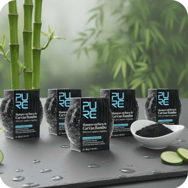 Pure Hair® - Shampoo Escurecedor de Cabelo e Barba Em Barra - QUEIMA DE ESTOQUE 🔥