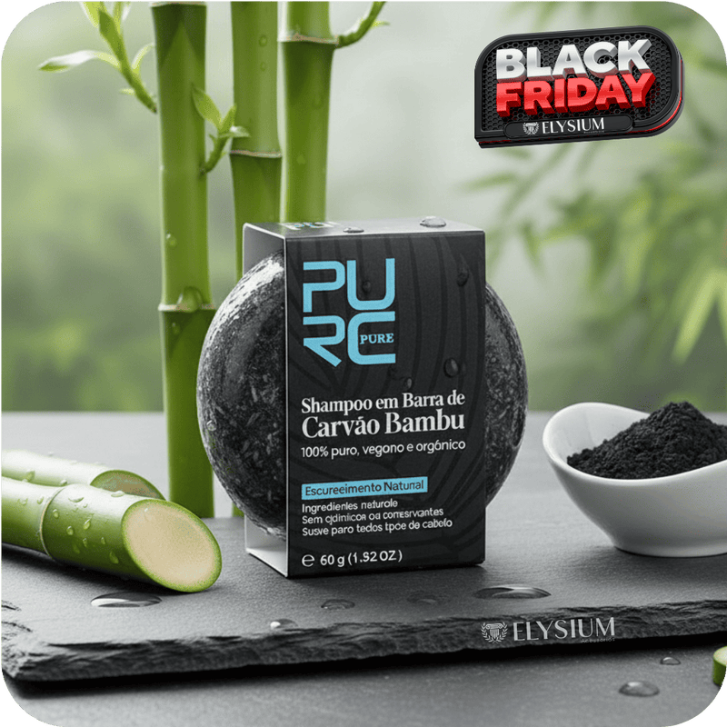 Pure Hair® - Shampoo Escurecedor de Cabelo e Barba Em Barra - QUEIMA DE ESTOQUE 🔥
