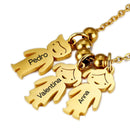 Colar Minhas Riquezas Personalizável - Família Filhos&Netos - Oferta Especial! ♥