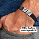 Pulseira Personalizada - Couro + Aço Inox - Gravação a laser - Oferta especial 50% off + Frete Grátis somente hoje!