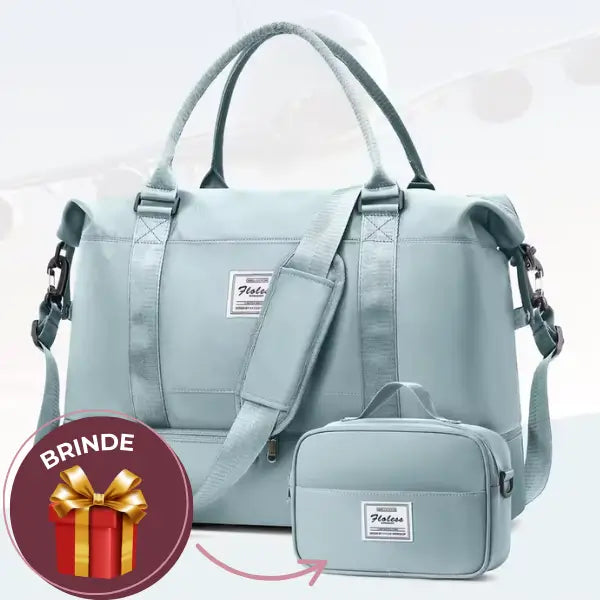 Bolsa-Mala com Bolsos Multifuncionais - Elegância Urbana + BRINDE